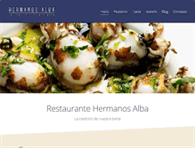 Tablet Screenshot of hermanosalba.com